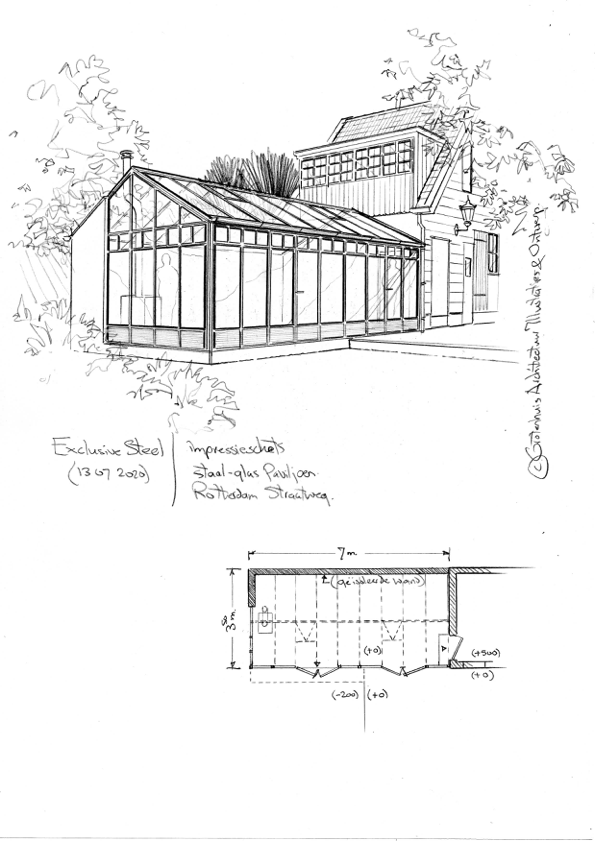 Ontwerptekening Orangerie