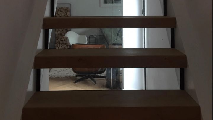 Op de werktafel: Ruitjes in de trap